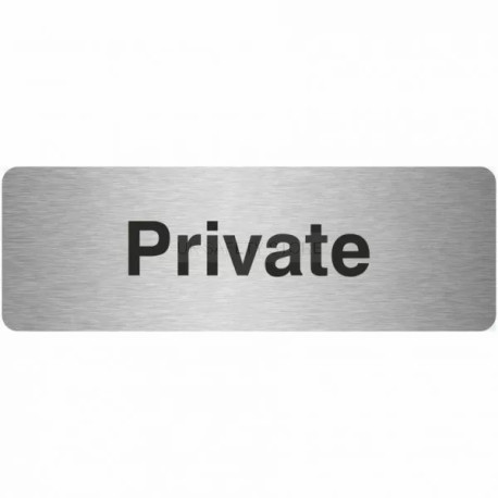 Private Prestige Premier Door Sign 300X100mm