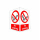 Projection Sign No Smoking