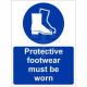 Protective Footwear Must Be Worn Sign