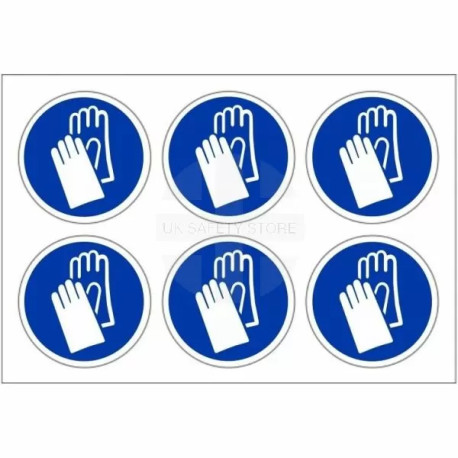 Protective Hand Labels 100mm in Diameter