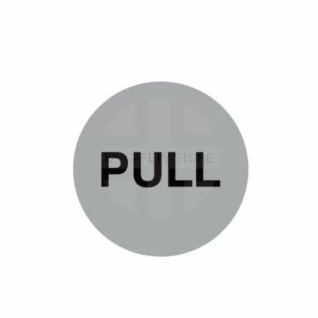 Pull Aluminium Sign