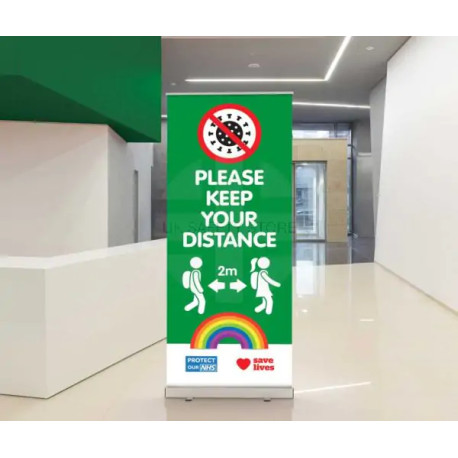 Pull Up Roller Banner - 800mm x 2000mm