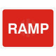 Ramp Temporary Road Sign