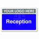 Reception Custom Logo Door Sign