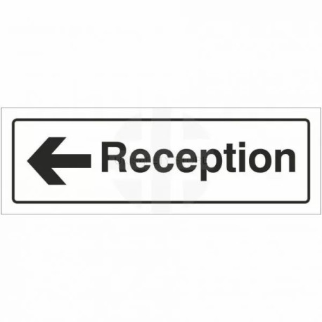 Reception Left Door Sign