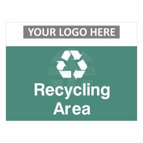 Recycling Area Waste Sign