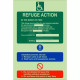 Refuge Fire Action Notice Sign