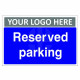 Reserved Parking Custom Logo Sign
