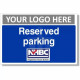Reserved Parking Sign