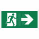 Running Man Arrow Left Sign