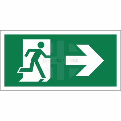 Running Man Arrow Left Sign