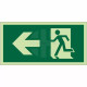 Running Man Arrow Right Sign