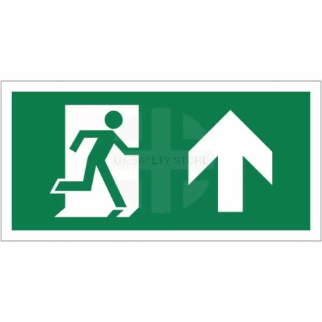 Running Man Arrow Up Sign