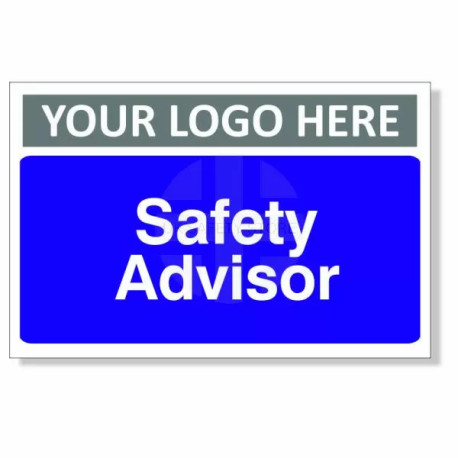 Safety Advisor Custom Logo Door Sign