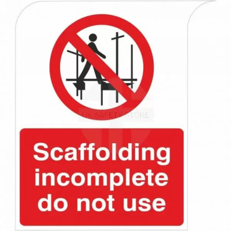 Scaffolding Incomplete Do Not Use Sign