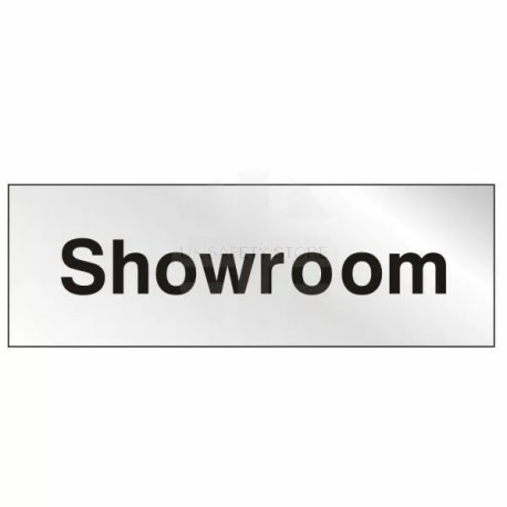 Showroom Prestige Premier Door Sign 300X100mm