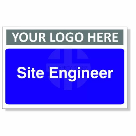 Site Engineer Custom Logo Door Sign