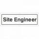 Site Engineer Door Sign