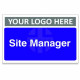 Site Manager Custom Logo Door Sign