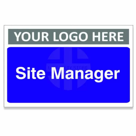Site Manager Custom Logo Door Sign