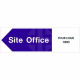 Site Office Arrow Left Door Sign