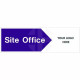 Site Office Arrow Right Door Sign