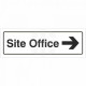 Site Office Arrow Right Sign