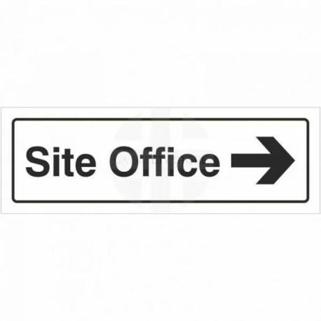Site Office Arrow Right Sign