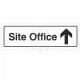 Site Office Arrow Up Sign