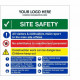 Site Safety Multi Message Safety Board