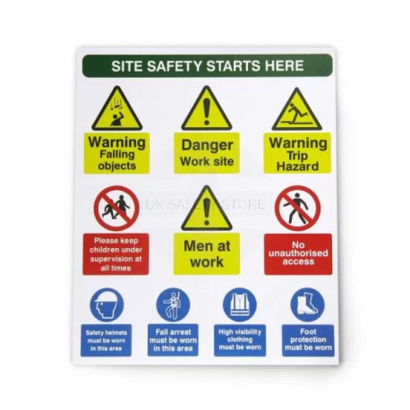 Site Safety Sign 300W x 350Hmm