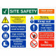Site Safety Sign Construction Work In Progress