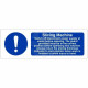 Slicing Machine Sign