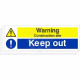 Small Construction Safety Signs Pack