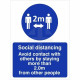 Social Distancing Sign