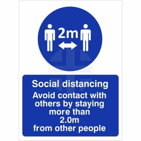 Social Distancing Sign