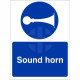 Sound Horn Sign