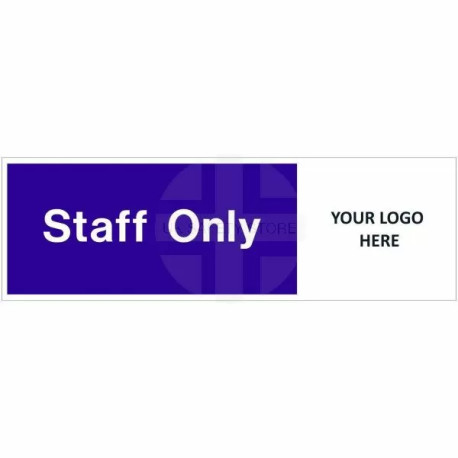 Staff Only Door Sign