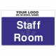 Staff Room Door Sign
