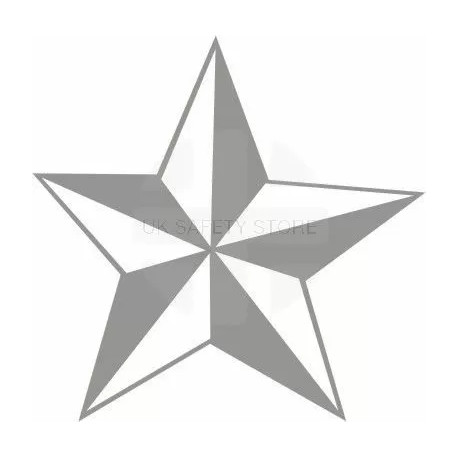 Star Glass Safety Sign 100W x 100Hmm