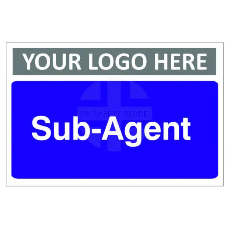 Sub-Agent Custom Logo Door Sign