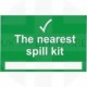 The Nearest Spill Kit First Aid Sign