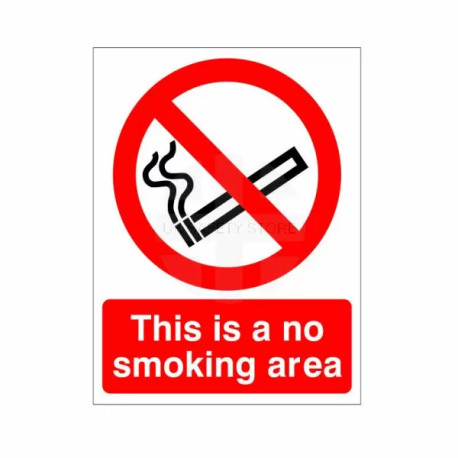 This Is A No Smoking Area Sign