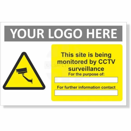 This Site Is Being Monitored By CCTV Surveillance Sign