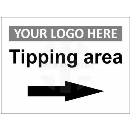 Tipping Area Right SIgn