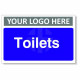 Toilets Custom Logo Door Sign