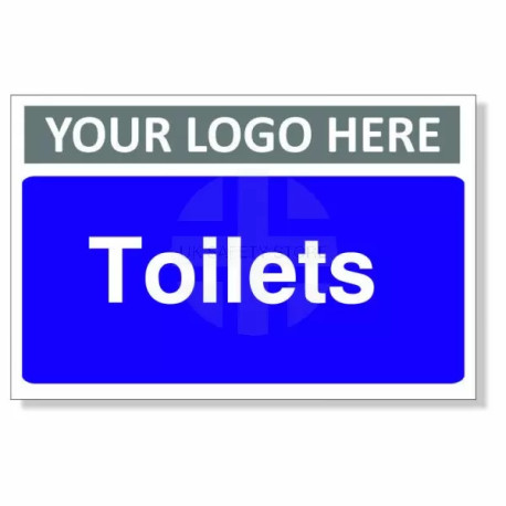 Toilets Custom Logo Door Sign