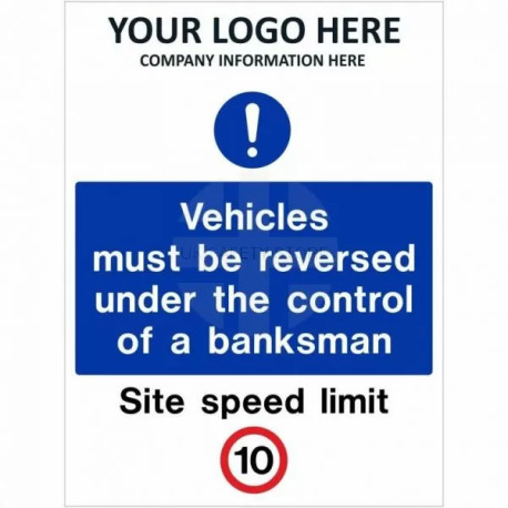 Vehicles Must Be Reversed Under The Control Of A Banksman