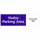 Visitor Parking Area Sign