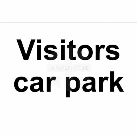 Visitors Car Park sign